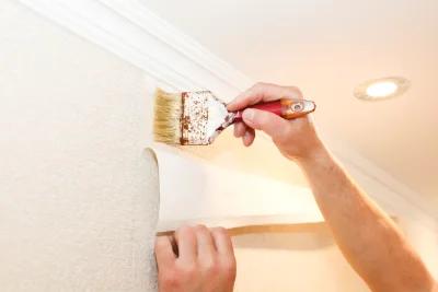 Pose de papier peint à la Londe-les-Maures — revêtements muraux et toiles de verre